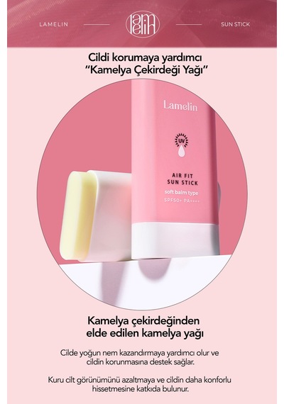 Hafif Nemlendirici Stick Güneş Kremi Spf50+ Pa++++ Air Fit Watery Sun Cream
