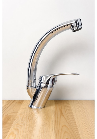 Bks Nile Mix Kuğu Lavabo Bataryası 4003 beyaz