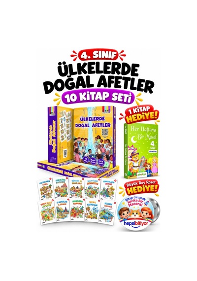 Öykü 4. Sınıf Ülkelerde Doğal Afetler Hikâye Seti 10 Kitap