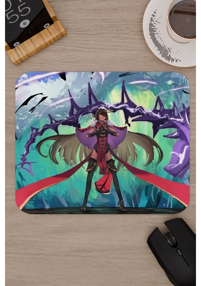 Beidou Genshin Impact Anime Gacha V1 - 22x18 Gaming Mouse Pad Fare Altlığı