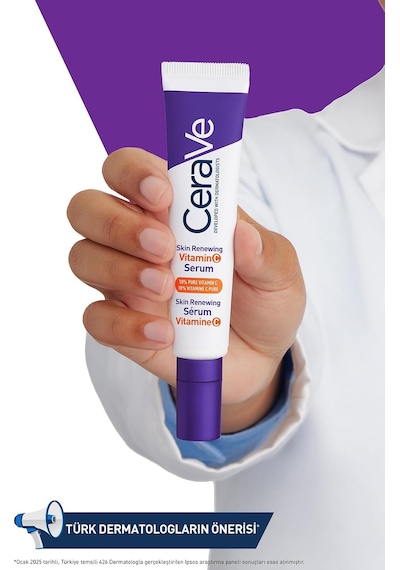 Cerave Skin Renewing Cilt Yenileyici Aydınlatıcı C Vitamini Yüz Serumu 30 Ml