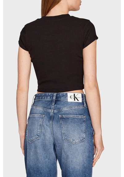 Calvin Klein Bayan T Shirt J20j218337 Beh Siyah Siyah