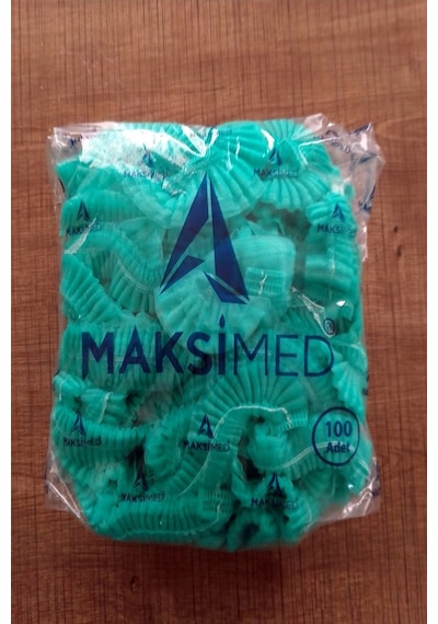 Maksimed Tek Kullanımlık Tela Bone Yeşil 100'lü