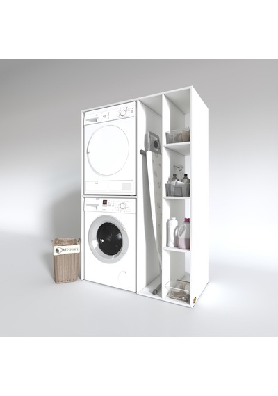 Kenzlife Çamaşır-Kurutma Makinesi Dolabı Alyusha Byz 180*120*60 B Çok Renkli