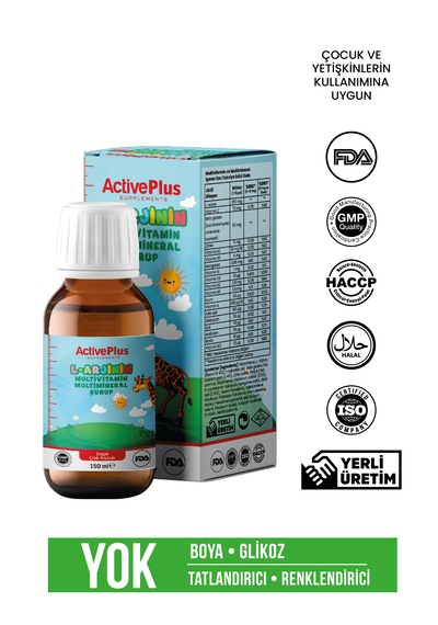 Active Plus L-arjinin Şurup 150 Ml