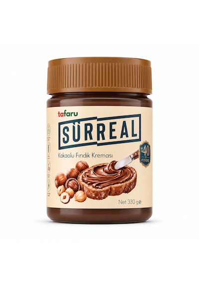 Tafaru Sürreal Kakaolu Fındık Kreması 330 G