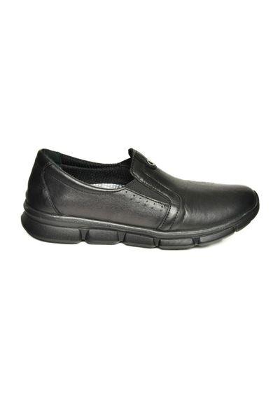 Fox Shoes P555060903 Siyah Hakiki Deri Kadın Ayakkabı Siyah-hakiki Deri Siyah