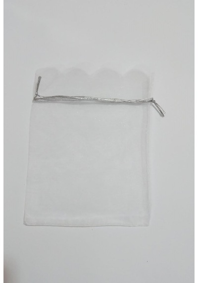 10 Adet Şeffaf Bez Kına Düğün Mevlüt Sünnet Hediye Kesesi Kese Çanta 18 Cm X 13 Cm