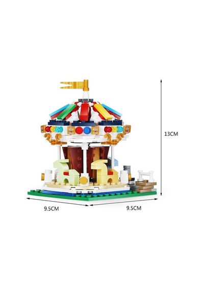 Lunapark Atlı Karınca Yapım Seti 343 Parça Eğitici Ve Eğlenceli Blok İnşa Oyuncağı