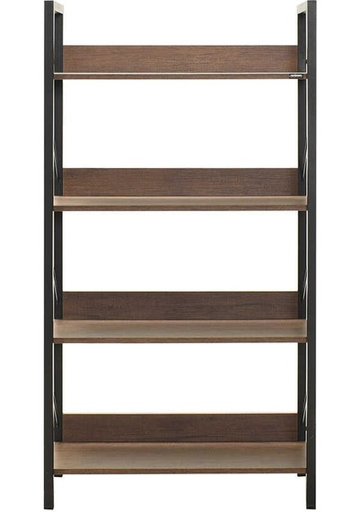 Profile 4 Raflı Kitaplık-koyu Ceviz Oslo Ceviz 73x136x35 Cm Gxyxd