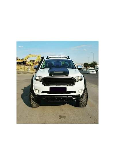 Ford Ranger 2012-2022 Kaput Kabartma Mat Siyah Ön Kaput Üstü Kaplama