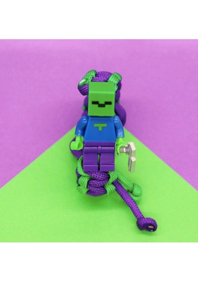 Erkek Cocuk - 3-12 Yas Minecraft Lego Steve Bileklik Yeşil