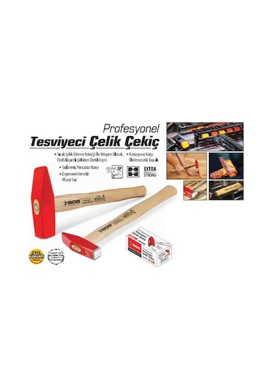Sgs Extra Tesviyeci Çelik Çekiç 500 Gr