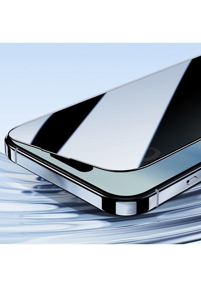 Apple Uyumlu   iPhone 16 Pro Max Benks Ultra İnce Kenarlı Privacy Hayalet Ekran Koruyucu Kolay Uygulama Aparatlı