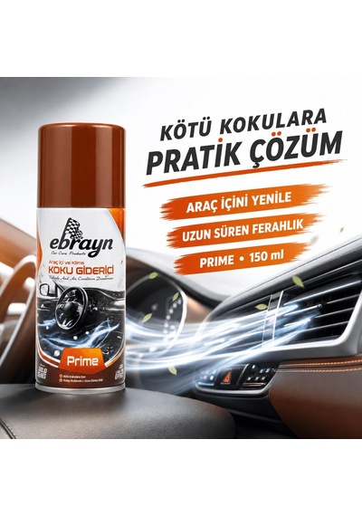 Araç İçi Ve Klima Koku Giderici - Parfümlü Sprey Klima Bombası Prime 150 Ml - Universal