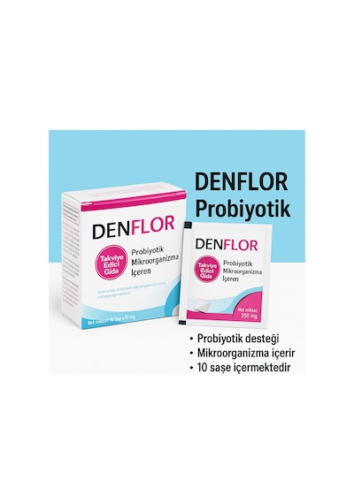 Denflor Probiyotik 10 Saşe - 5'li Paket