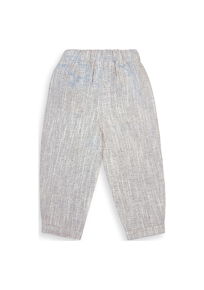 Erkek Kız Çocuk Unisex Pantolon Dokuma Bol Kesim Duble Paça İlkbahar/Yaz 2-8 Yaş
