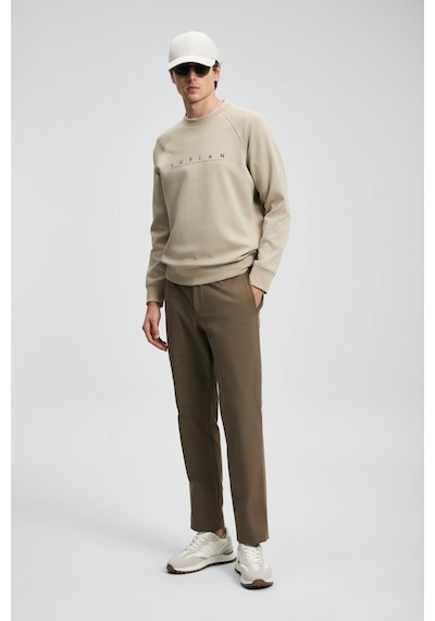 Lufian Cooper Bej Erkek Sweatshirt 112030177 Bej