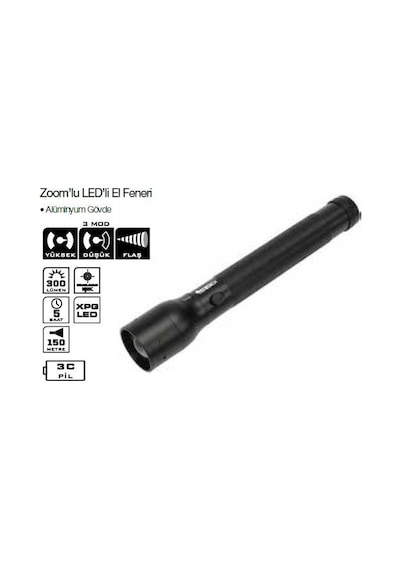 Lightorch Lt03098 Zoom'lu Aluminyum Fener 300 Lümen