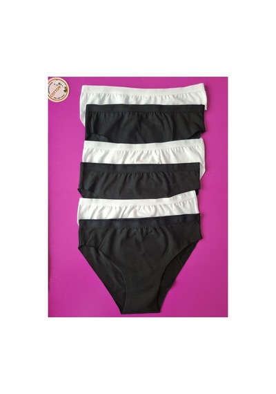 Demirsa Boutique Lazer Kesim Kadın Siyah Ve Beyaz Bikini Külot 6'lı Paket Siyah-beyaz Demirsa Boutique Lazer Kesim Kadın Siyah Ve Beyaz Bikini Külot 6'lı Paket Siyah-beyaz