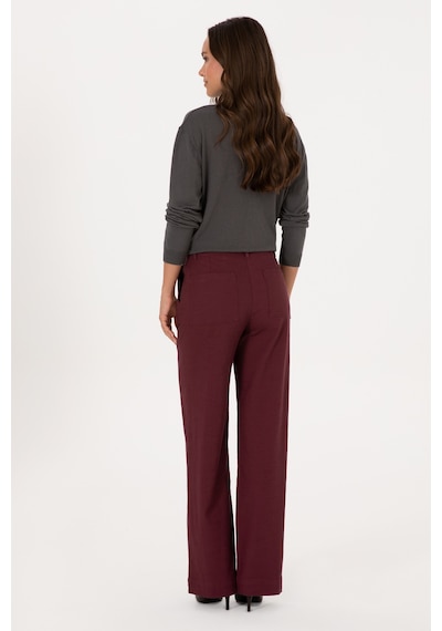 U.S. Polo Assn. Kadın Bordo Loose Fit Kanvas Pantolon 50316913-VR177 U.S. Polo Assn. Kadın Bordo Loose Fit Kanvas Pantolon 50316913-VR177