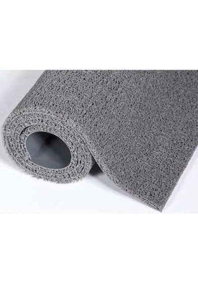 Gri Kıvırcık Paspas Eni 1 Metre Gri