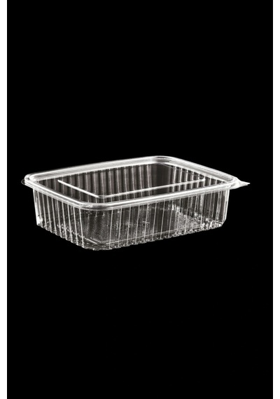 Plastik Kapaklı Sızdırmaz Saklama Kabı 750 Ml 100 Lü Set Tek Kullanımlık Gıda Kabı