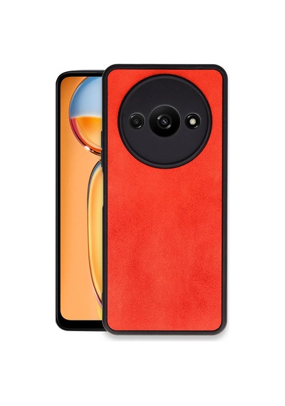 Xiaomi Redmi A3 4g Kılıf Aras Deri Kapak - Kırmızı -
