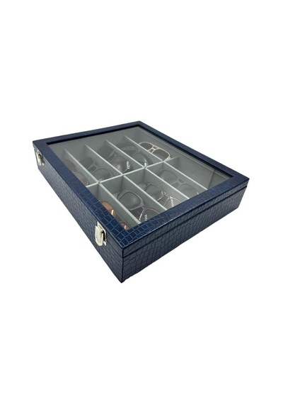 Richbox 10'lu Gözlük Kutusu Mango Laci