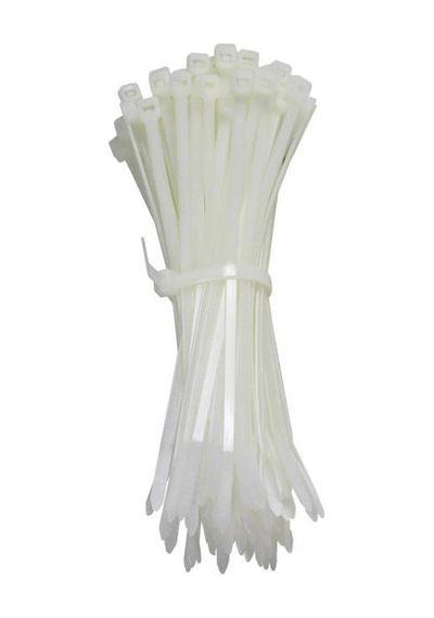 Numerouno Kablo Bağı Plastik Cırt Kelepçe 4.8x200 Mm 20cm 100 Adet Beyaz