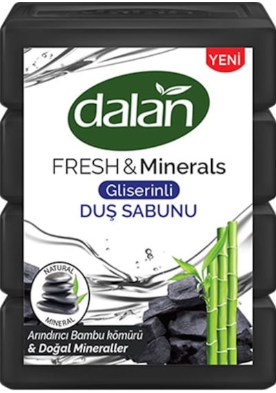 Dalan Fresh&Minerals Bambu Kömürü Gliserinli Duş Sabunu 150 G x 4