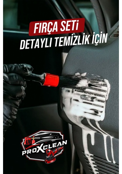 Oto Araba Temizleme Kuaför 5 Parça İç-dış Detaylı Temizlik Bakım Koltuk Fırçalama Set