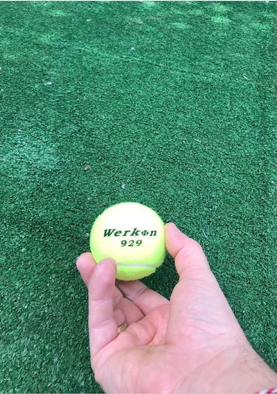 1 Adet Antrenman Tenis Topu Sarı, Tek Ebat, Wrknsr01t, Sarı