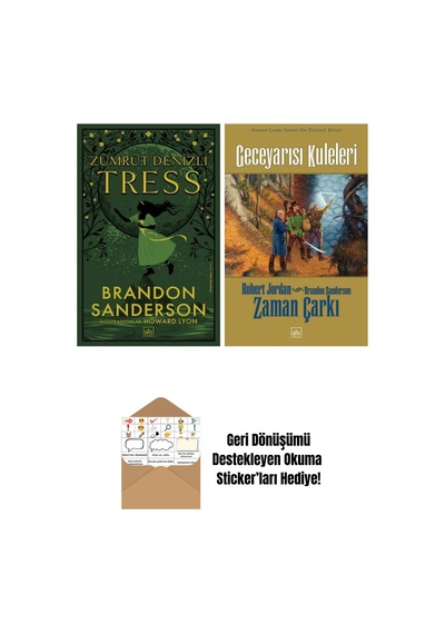 Zümrüt Denizli Tress + Zaman Çarkı Serisi 13: Geceyarısı Kuleleri Ciltli