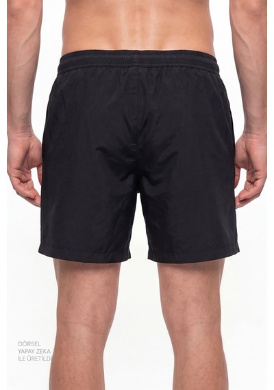 Penti Erkek Siyah Basic Black Deniz Şortu