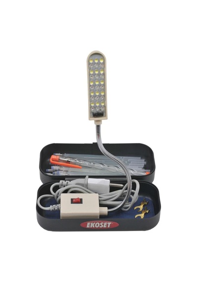 Ekoset Ultraviyole Uv Led Lamba Ve 20 Adet Ince Tip Uv Kalem Seti