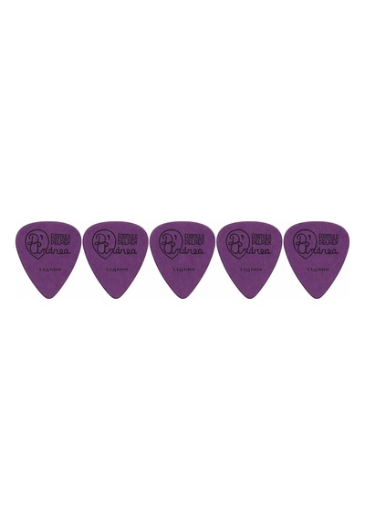Dandrea Tpd351 Formula Delrex Picks Xh Heavy Purple - 1.14mm Pena - 5 Adet, Gitar Penası