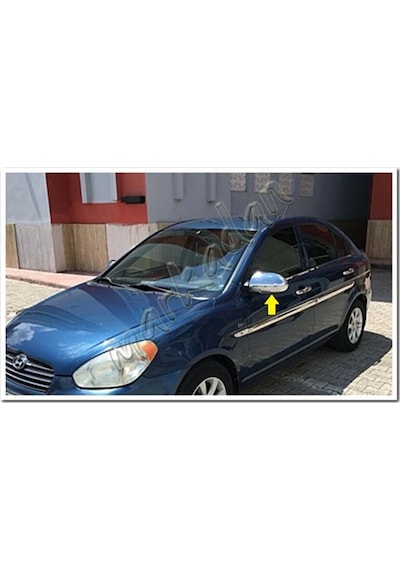 Woc Chrome Hyundai Accent Era Krom Ayna Kapağı 2 Parça Abs Krom
