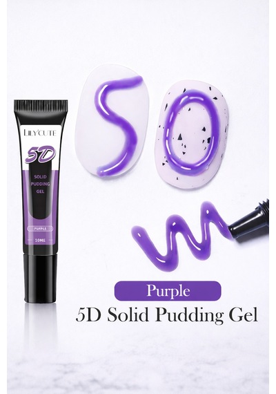 Lilycute Solid Pudding Gel 5 D 10 Ml Purple