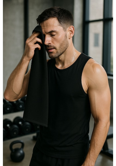 Mira Home Spor Fitness Havlusu 30X100 %100 Pamuklu-Siyah