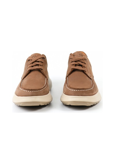 Dr.Flexer Hakiki Deri Kahverengi Nubuk Casual Erkek Ayakkabı - Flex255220 Kahverengi