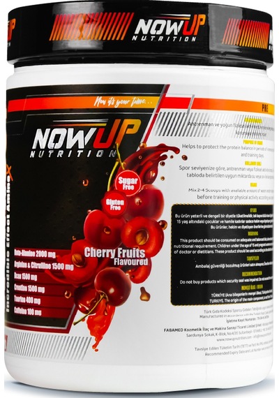 Nowup Nutrition Pre-Workout / Cherry 360 G
