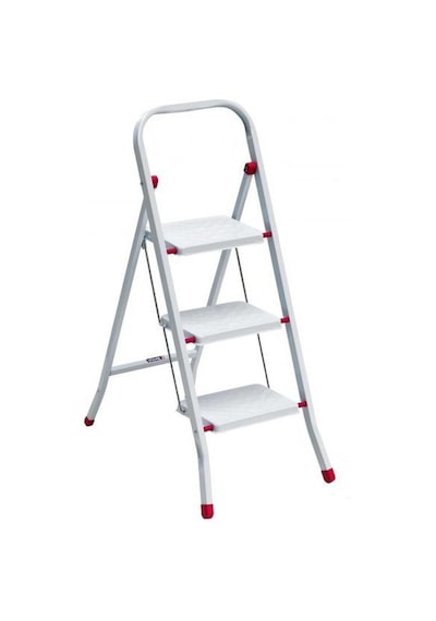 Saraylı Pratik Metal Merdiven 3 Basamaklı