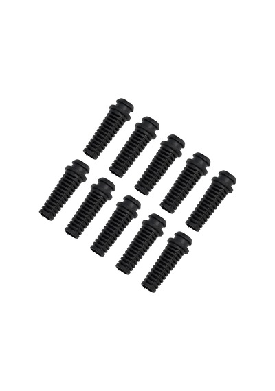 100 Adet - 6.0mm İç Çaplı Sr Kablo Koruyucu Siyah Spiral Tip Kablo Kelepçesi