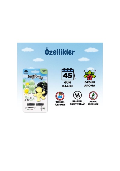 Little Joe Aşk Serisi 2li Paket Vanilya Araç Kokusu Sunshine Bli