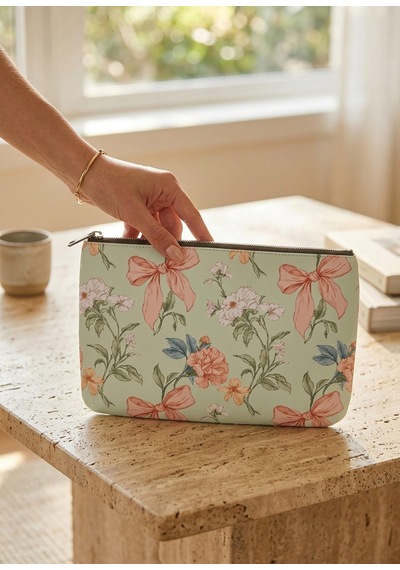 The Mia Clutch Ribbon 27 X 19 Cm Renkli