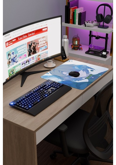 Freminet Genshin Impact Anime Gacha V3 - 48x40 Xl Gaming Mouse Pad Fare Altlığı