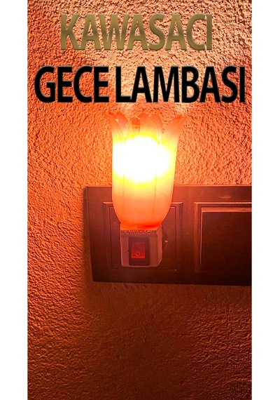 Nostaljik Pembe Gece Lambası, Flaşlı, Çıt Çıt Anahtarlı, 7 Watt Ampüllü, Şık Ve Kullanışlı Pembe