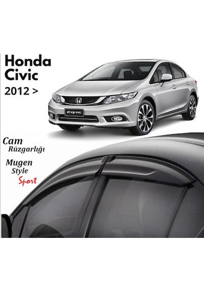 Honda Civic Fb7 Cam Rüzgarlığı 2013-2017 Kutulu Gönderim