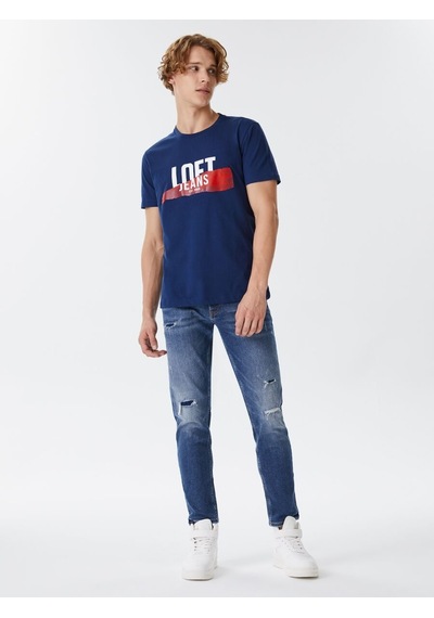 LOFT Ricardo Slim Fit Erkek Pantolon Lf2031142 Q1.v1 Denim LOFT Ricardo Slim Fit Erkek Pantolon Lf2031142 Q1.v1 Denim